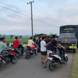 Harkamtimas di Bulan Ramadhan Polres Probolinggo Amankan Puluhan Motor Saat Razia Balap Liar