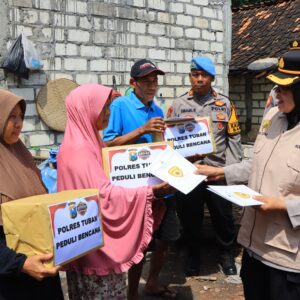 Polres Tuban Beri Konseling dan Pendampingan Psikologi Korban Gempa