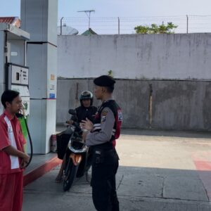 Polres Blitar Kota Cek SPBU Hindari Kecurangan Jelang Mudik Lebaran