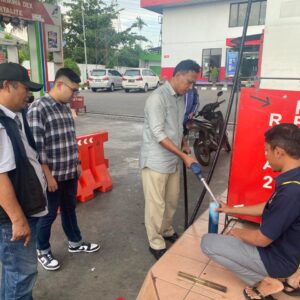 Jelang Lebaran Polres Gresik Sidak SPBU Cek Stok dan Antisipasi Penyalahgunaan BBM