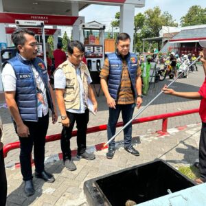 Jelang Lebaran Polresta Sidoarjo Gandeng UPT Metrologi Cek Sejumlah SPBU