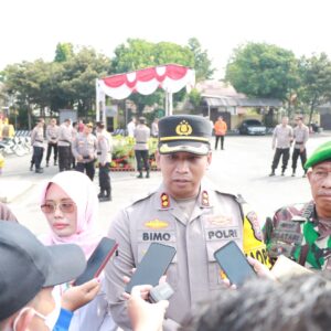 Polres Kediri Siagakan 581 Personel Gabungan Layani Pemudik di Operasi Ketupat Semeru 2024