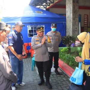 Kapolres Ngawi Cek Terminal Bus, Pastikan Kelayakan Angkutan Lebaran