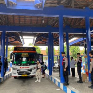 Antisipasi Arus Balik Mudik Kedua Polres Kediri Tingkatkan Patroli Rutin Obyek Vital