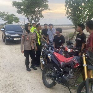 Polisi Amankan 13 Motor Knalpot Tidak Sesuai Spektek di Pamekasan