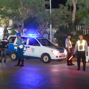 Harkatibmas Polres Tanjungperak Bersama TNI Gelar Patroli Skala Besar