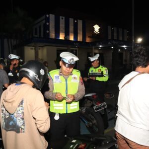 Polres Kediri Kota Amankan Tujuh Motor Tidak Sesuai Spektek Diduga Untuk Balap Liar