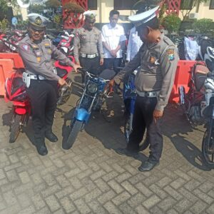 Respon Cepat Aduan Masyarakat Polres Situbondo Amankan 42 Motor Hendak Balapan Liar