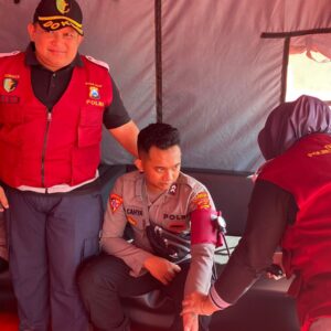 Pastikan Personel Pengamanan WWF Tetap Prima, Polresta Banyuwangi Siagakan Tenaga Medis