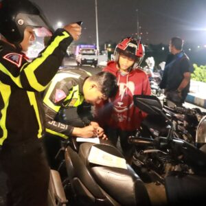 Polres Pacitan Amankan 29 Motor Diduga Balapan Liar