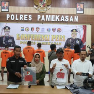 Polres Pamekasan Berhasil Ungkap Curanmor, Tersangka Pasutri dan Penadah Diamankan