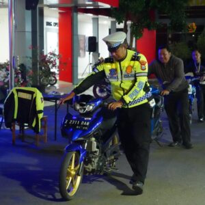 Respon Aduan Masyarakat Polisi Amankan 9 Motor Tidak Sesuai Spektek Diduga Balap Liar di Ponorogo