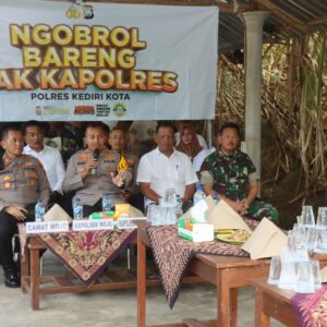 *Ngobrol Bareng Pak Kapolres, Cara Polres Kediri Kota Ajak Warga Jaga Kamtibmas*