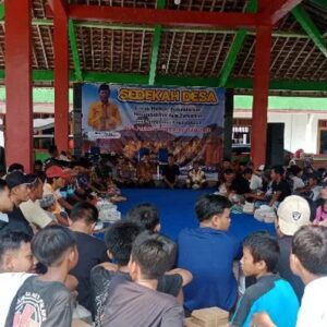 Pemerintah Desa Purisemanding Gelar Sedekah Bumi Uri-uri Budaya Jawa.