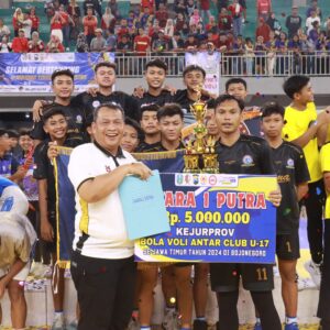 *Putra BOMA Bojonegoro Jadi Juara di Kejurprov Bola Voli U-17*