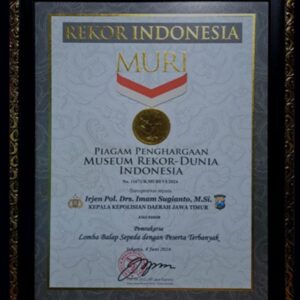 *Gelar Tour de Panderman 2024, Polda Jatim Kenalkan Potensi Daerah hingga Raih Rekor MURI*