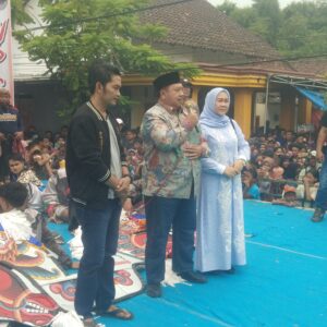 H. Warsubi Ketua AKD Jombang Hadiri Sedekah atau bersih Dusun Pulorejo Desa Pulorejo Tembelang Jombang.