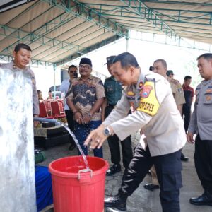 *Hari Bhayangkara ke – 78 Polres Blitar Kota Bangun Sumur Bor di Dua Kecamatan Atasi Kekeringan*