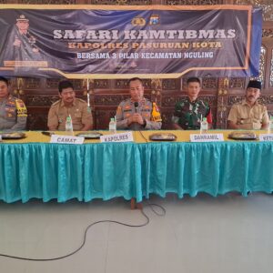 *Ciptakan Situasi Aman Jelang Pilkada, Polres Pasuruan Kota Gelar Safari Kamtibmas*