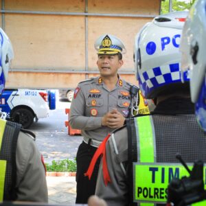 *Begini Rekayasa Lalu Lintas Saat Upacara Hari Juang Polri di Surabaya*