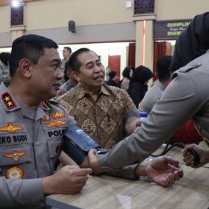Rangkaian HUT Polwan ke-76 Diperingati Dengan Donor Darah