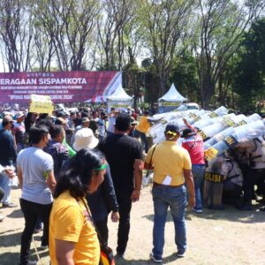 *Operasi Mantap Praja Semeru 2024 Dimulai, Polres Bojonegoro Gelar Sispamkota*