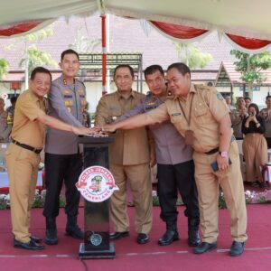 *Pj. Bupati Jombang Resmikan Videotrone Tatag Trawang Tungga Polres Jombang*