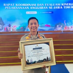 *Polres Bojonegoro Raih Penghargaan Kinerja Pelaksanaan Anggaran Terbaik*