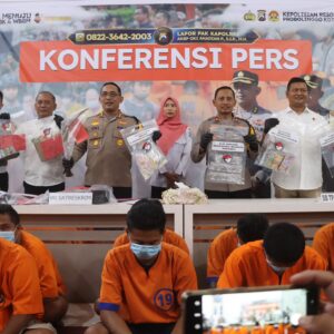 *Polres Probolinggo Kota Berhasil Ungkap 21 Kasus Tindak Kriminal Selama Tiga Bulan Terakhir*