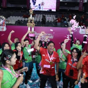 *Tim Voli Jawi Wetan PD Bhayangkari Jawa Timur Raih Juara I di Turnamen Bola Voli Bhayangkari Cup 2024*