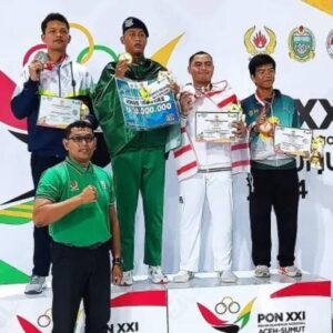 *Atlet Taekwondo Polda Jawa Timur Raih Medali Emas di PON XII*