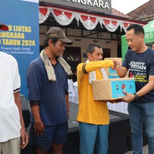 *Sambut Hari Lalu Lintas Bhayangkara ke – 69, Polres Kediri Kota Gelar Charity Run Yatim Mandiri*