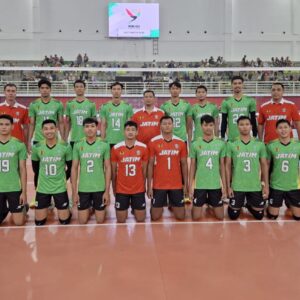*Tim Voli Putra Jatim Masuk Semifinal Usai Menang 3 – 0 atas Tim Kaltim di PON XXI Sumut*