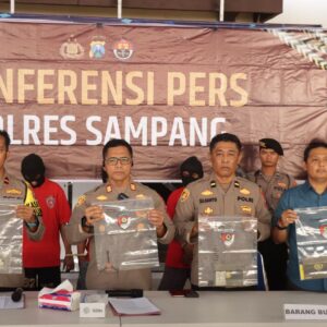 *Polres Sampang Berhasil Ungkap Curanmor 9 TKP , 3 Tersangka Diamankan*