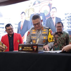 *Polda Jatim Bersama Perguruan Tinggi Tandatangani Perjanjian Kerjasama Tingkatkan SDM Unggul Bagi Anggota Polri*