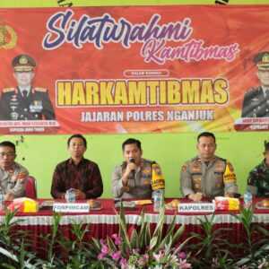 *Cooling System Pilkada 2024, Polres Nganjuk Gelar Silaturahmi Kamtibmas*