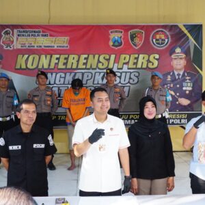 *Polresta Sidoarjo Amankan Tersangka Cabuli Gadis Dibawah Umur*