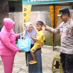 *Polisi Peduli, Polres Malang Distribusikan Ratusan Paket Sembako untuk Warga Kurang Mampu*