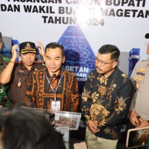 *Polres Magetan Terjunkan Ratusan Personel Gabungan Amankan Debat Publik Terakhir Pilkada 2024*