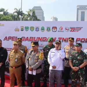Kapolda Metro dan Pangdam Jaya Pimpin Apel Kesiapan Pengamanan Pilkada 2024 di Monas