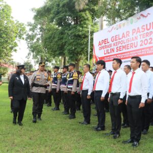 *Operasi Lilin Semeru 2024, Polres Kediri Kota Siagakan 210 Personel Gabungan Pengamanan Libur Nataru*
