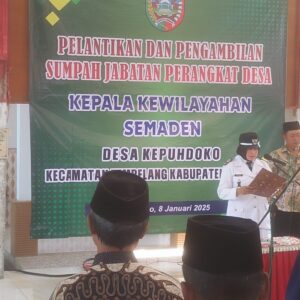 Kades Kepuhdoko,Jombang Melantik Novandika Eka Ramadhani Sebagai Kepala Kewilayahan Semaden, Desa Kepuhdoko ,Tembelang ,Jombang