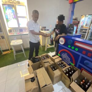 *Polresta Banyuwangi Amankan Ribuan Botol Miras Ilegal Hasil Cipta Kondisi Pasca Nataru*