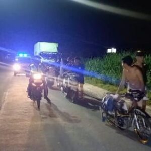 *Polisi Gelar Razia Balap Liar di Ringroad Mojoagung Jombang, Amankan 13 Remaja dan 7 Sepeda Motor*