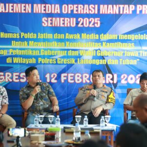 *Polda Jatim Gandeng Media Jaga Kondusifitas Jelang Pelantikan Gubernur dan Wakil Gubernur Jawa Timur*