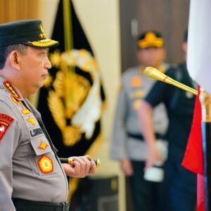Kapolri Pimpin Kenaikan Pangkat 22 Pati Polri