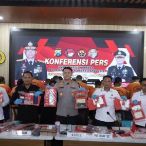 *Polres Lamongan Berhasil Ungkap 29 Kasus Narkoba, 39 Tersangka Diamankan*
