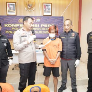 *Polisi Berhasil Amankan Komplotan Curanmor di Permukiman Wonocolo Surabaya*