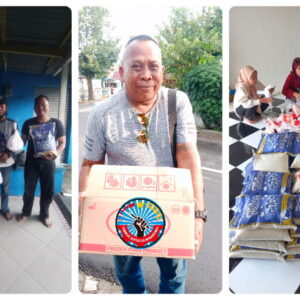 Organisasi Serikat Jurnalis Nusantara (SJN) Jombang Terima Bingkisan Paket Sembako dari Afco Group Jombang.