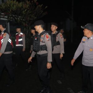*Polres Mojokerto Intensifkan Patroli Rumah Kosong yang Ditinggal Mudik*